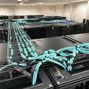 Rows of computers line the Pittsburgh Supercomputing Center in Oakland. Developers are chasing deals to build more data centers in Pennsylvania to power the artificial intelligence revolution. Google is also working with utilities in the U.S. and other countries to assess nuclear power as a possible energy source for its data centers.  