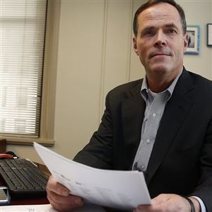 David Thornburgh, president and CEO of Committee of Seventy, in his office in Philadelphia.