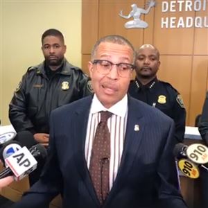 Detroit Police Chief James Craig gives an update on Friday regarding his officers' Wednesday, March 6, 2019 encounter with Allegheny County Controller Chelsa Wagner.