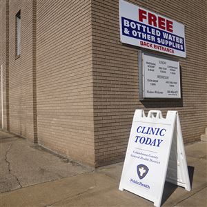 A health clinic is open for business in the First Church of Christ in East Palestine.