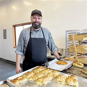 Zhelyazko “Jak” Latinov begins work on his Bulgarian specialties at midnight so they will be ready when the bakery opens at 6 a.m.