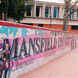 A 2018 photo at Mansfield University
