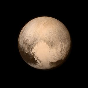 An image of Pluto captured by the New Horizons spacecraft. MUST CREDIT: NASA.