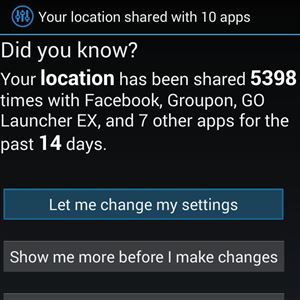 A study by Carnegie Mellon University revealed that smartphone apps are asking for users personal information much more frequently than even researchers imagined. The screenshot above reflects one of the most extreme examples pulled from the study.