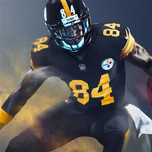 Steelers color rush jersey hotsell antonio brown