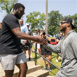 Plum youth football players get VIP treatment at Steelers training