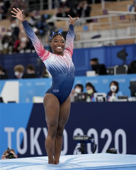 Gymnastics-Simone Biles' unexpected Tokyo story