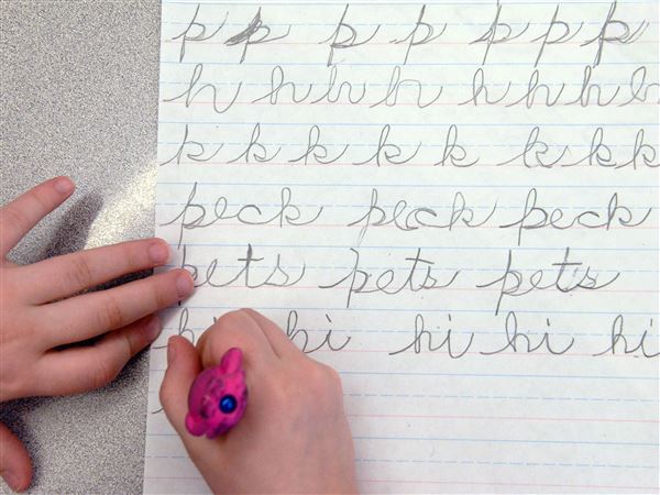 A Pa. lawmaker wants to require cursive writing instruction. Some