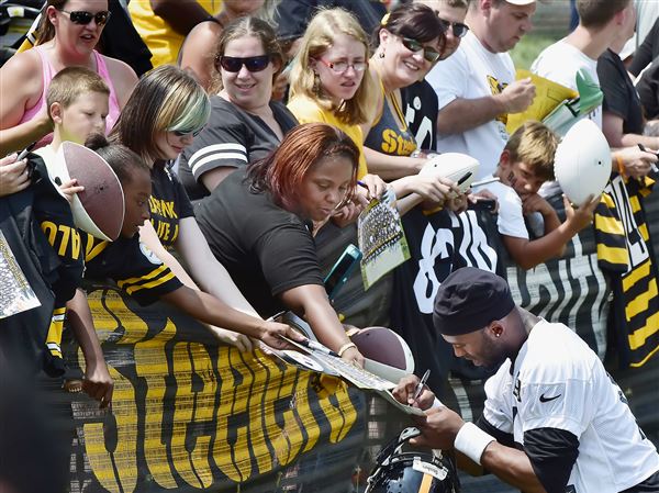 Steelers fans trek to Saint Vincent College for opening day of