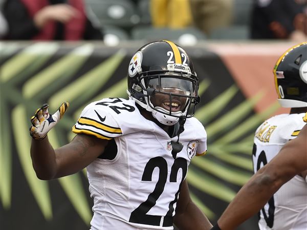 Pittsburgh Steelers cornerback William Gay (22) intercepts a pass