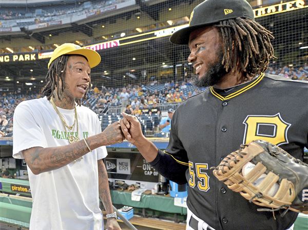 Wiz Khalifa Threw Out The First Pitch At The Pirates Game While