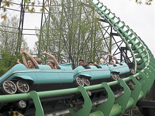 Kennywood S Phantom S Revenge Places Third In National Poll Pittsburgh Post Gazette - how to make a roller coaster on roblox part 1 setting