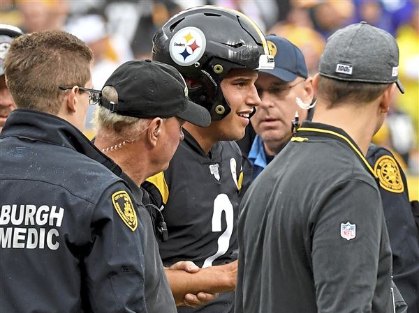 Steelers quarterback Mason Rudolph suffers concussion on big hit