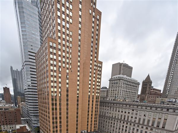 A vacant lot sits directly behind the Grant Building boarding Third and Fourth Avenues along Ross Street, Wednesday, Oct. 16, 2019, in Downtown.
