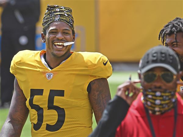 Devin Bush ready for some football, as Steelers don pads at camp