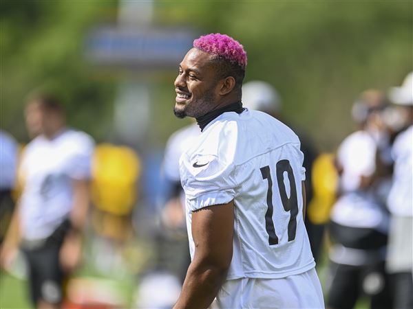 Kid at play: Steelers WR Smith-Schuster making a splash