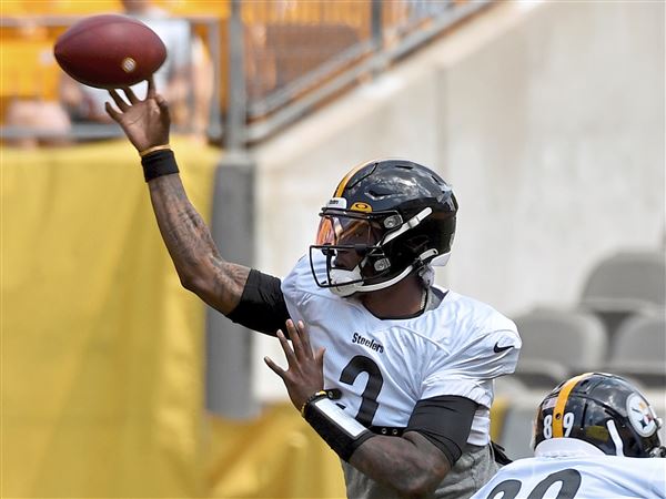 Rudolph, Haskins eager to make bid for open Steelers' QB job