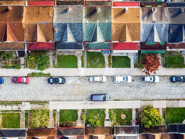 Homes along Valonia Street in Elliott. The typical home sold in Pittsburgh last year was 68 years old, nearly double the national average of 36 years.