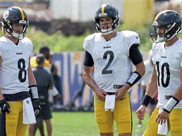 Kenny Pickett limited as Mitch Trubisky and Mason Rudolph split time with  Steelers starters