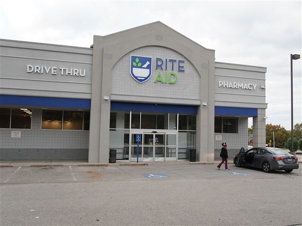 A Rite Aid customer leaves after realizing the former Rite Aid in Baldwin along Curry Hollow Rd. is no longer open, Wednesday, Oct. 18,2023.