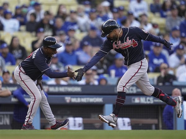 Rosario homers twice, leads Braves to 3-1 NLCS lead over Dodgers