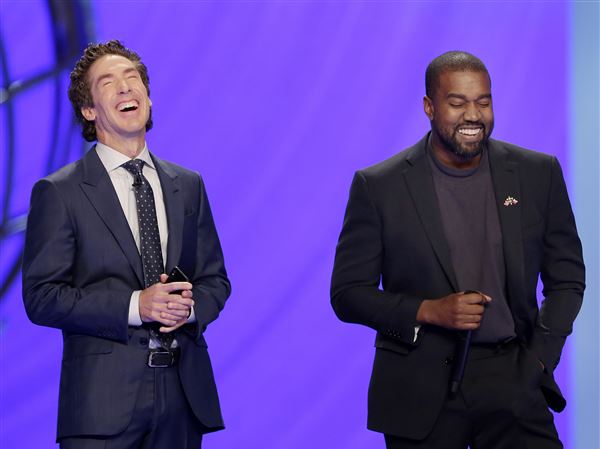 Kanye West Talks About Serving God During A Visit At Joel Osteen S Lakewood Church Pittsburgh Post Gazette