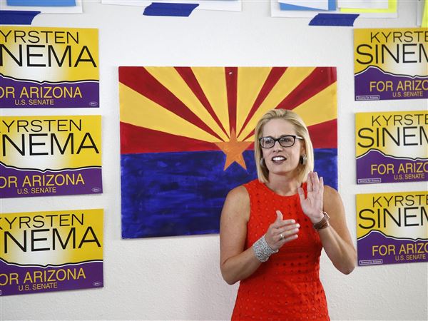 Maureen Dowd Kyrsten Sinema Stars In Her Own Film Pittsburgh Post Gazette