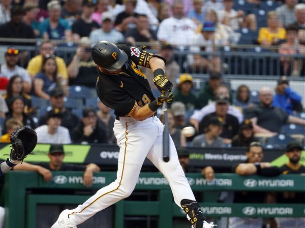 Pittsburgh Pirates third baseman Jared Triolo looks on in the dugout  News Photo - Getty Images