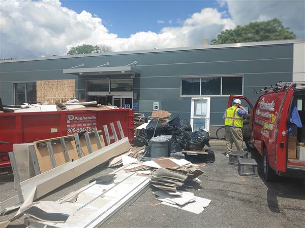 Repairs Underway At North Side Plasma Donation Center Where 3 Killed In Crash Pittsburgh Post Gazette