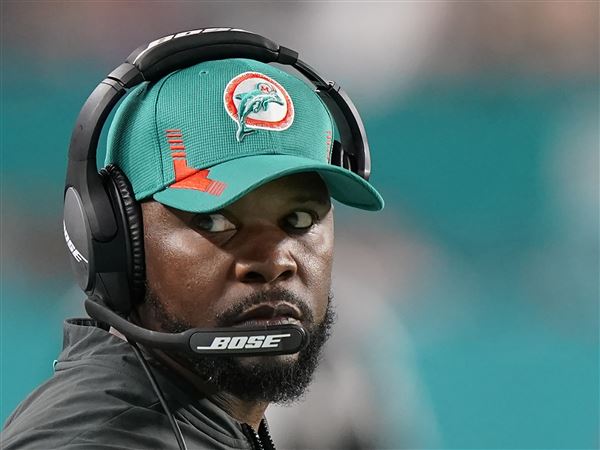 Miami Dolphins head coach Brian Flores is a looming tough decision