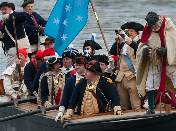 Washington Crossing Delaware Christmas Day 2022 Reenactment Of Washington's Crossing Of Delaware Completed | Pittsburgh  Post-Gazette