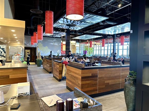 Sesame Inn's new spot at The Block Northway are a big upgrade from its previous 1990s-era digs.