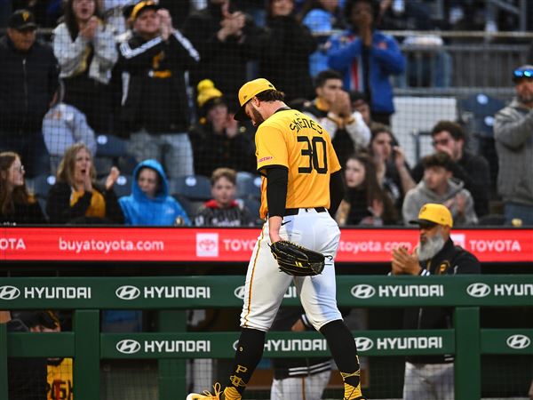 Paul Skenes of the Pittsburgh Pirates walks to the dugout during the sixth inning against the Milwaukee Brewers at PNC Park on May 23, 2025 in Pittsburgh, Pennsylvania.