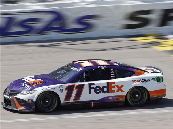 Denny Hamlin heads to Talladega with no stress after win at Vegas