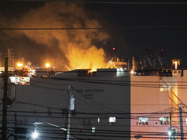 2 Die After Ship Catches Fire at Port Newark in New Jersey - The New York  Times