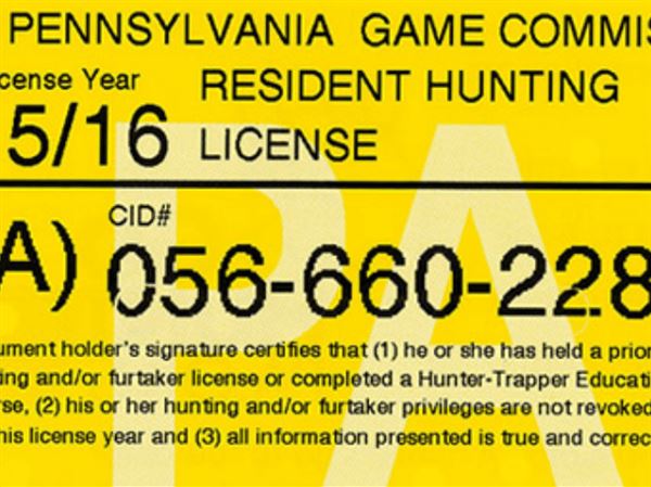 Pa Small Game Hunting License