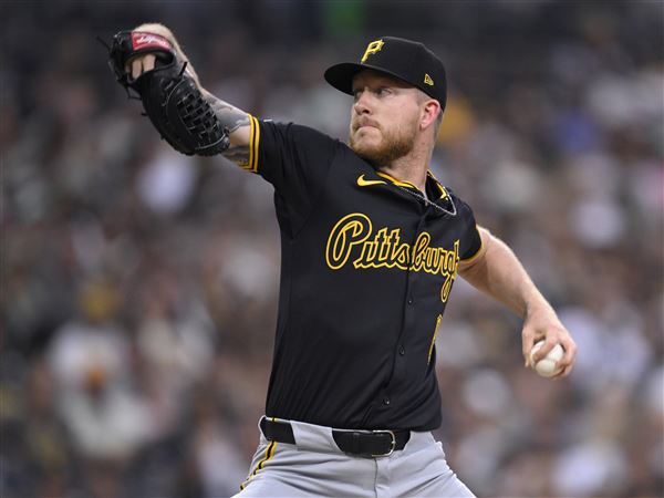 Pirates starting pitcher Bailey Falter pitches in the second inning against the Padres at Petco Park on May 31, 2025, in San Diego.