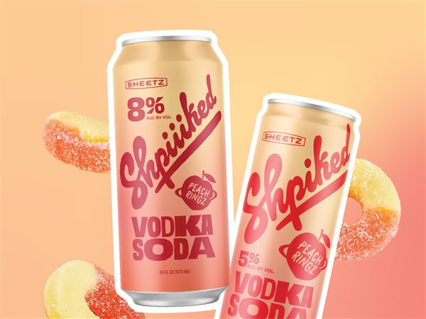 Sheetz introduced Shpiked and Shpiiiked Peach Ringz canned cocktails June 3.