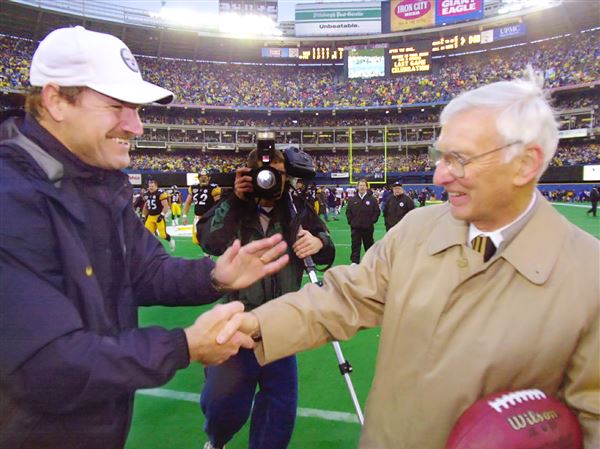 Autographed Pittsburgh Steelers Hat by Bill Cowher and Dan Rooney