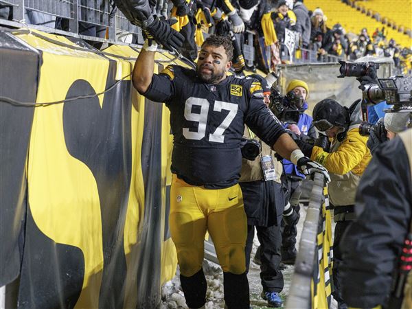 The face of disappointment: A young Steelers fan