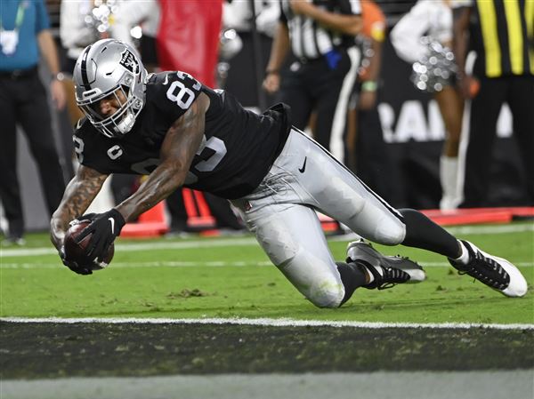 The Raiders' Darren Waller was second in the NFL in catches. On