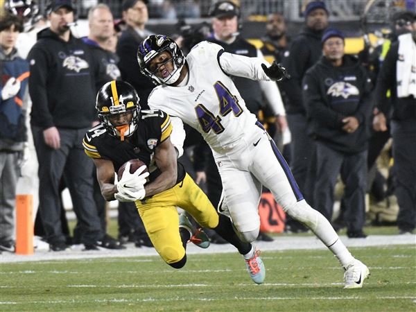 Pittsburgh, PA, USA. 2nd Dec, 2020. Ray-Ray McCloud #14 during the Pittsburgh  Steelers vs Baltimore Ravens game at Heinz Field in Pittsburgh, PA. Jason  Pohuski/CSM/Alamy Live News Credit: Cal Sport Media/Alamy Live