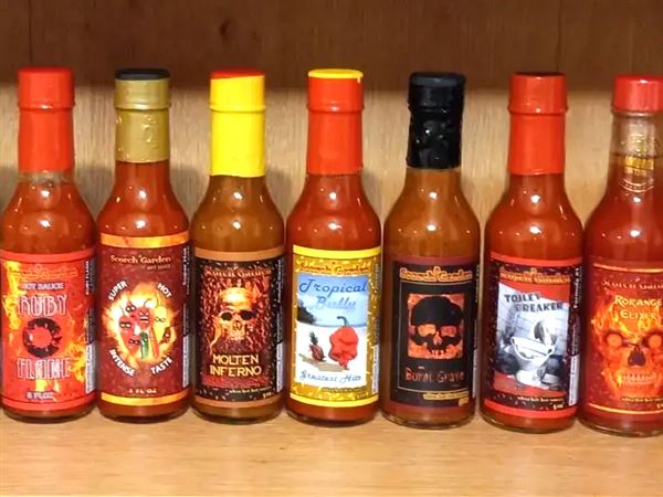 The Full Monty is all the sauces made by Clairton-based Scorch Garden.
