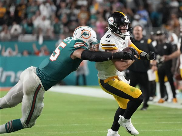 Gerry Dulac: Steelers live through Kenny Pickett's growing pains in loss to  Dolphins