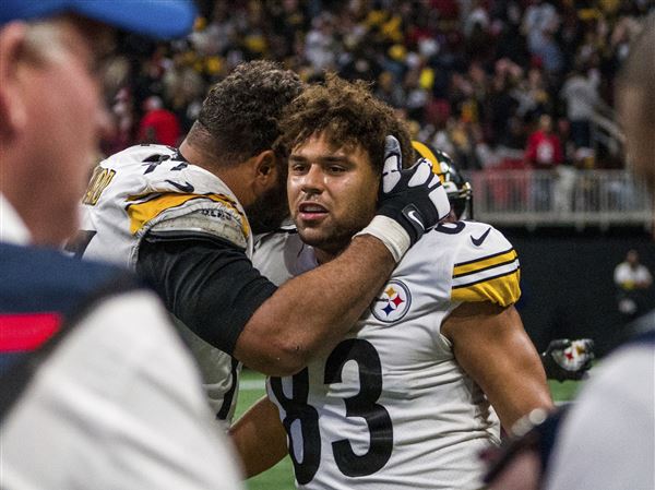 Hours after visiting his father's grave, Connor Heyward caught his first  NFL touchdown