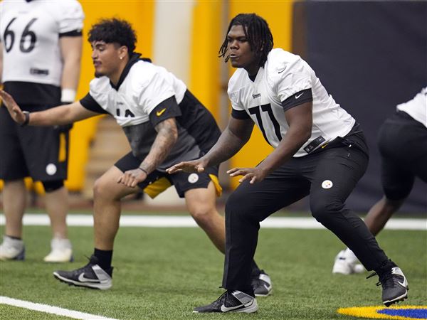 Steelers introduce Broderick Jones, 2023 first-round draft pick