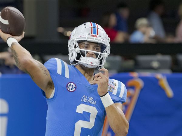 Ole Miss quarterback Matt Corral visiting Steelers