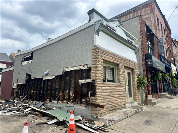 The building on 4613 Liberty Ave. in Bloomfield was home to Thyme Machine until an electrical fire did significant damage.