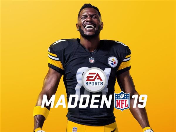 Antonio Brown got the 'Madden 19' cover — without a helmet