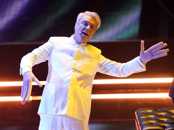 David Byrne is set to bring his new album, "Who is the Sky," to Pittsburgh in September.